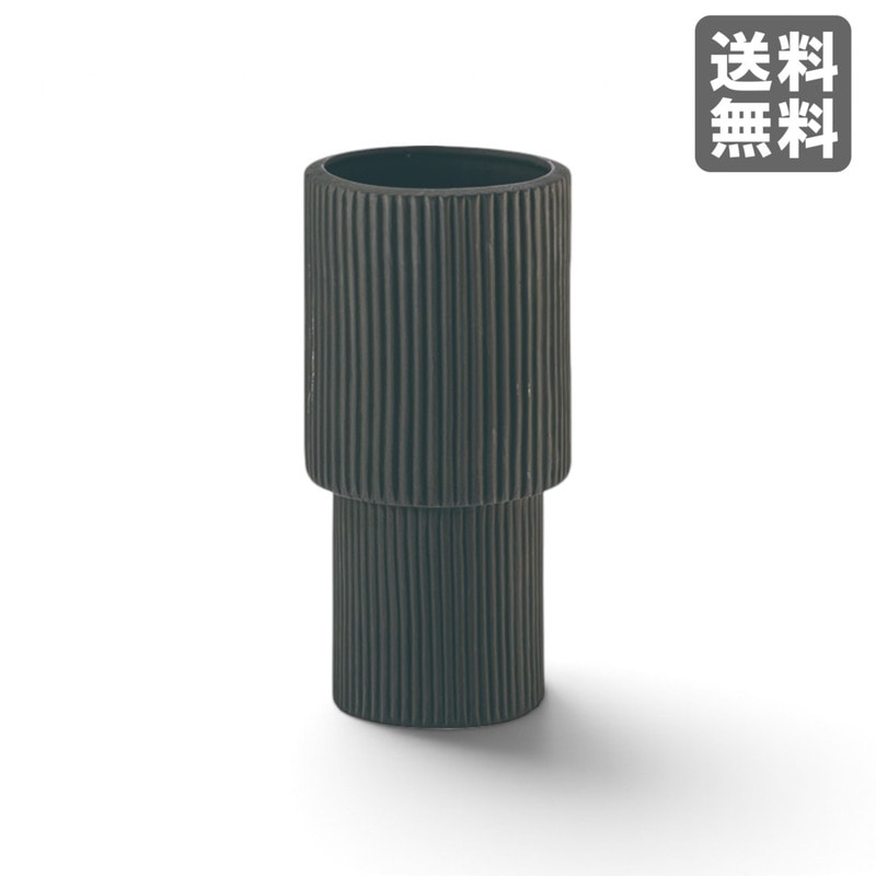 新品】傘立て アンブレララック チャコールグレー 陶器 19cm幅 玄関