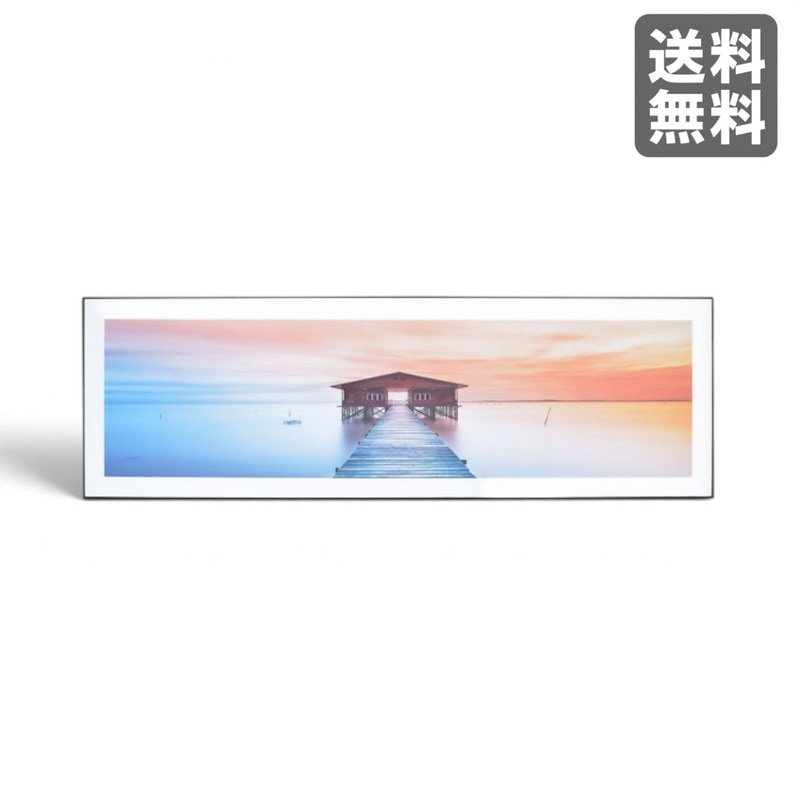 【新品】アートパネル ホワイト ポリスチレン 140cm幅 壁掛け リビング おしゃれ　BR002-003704　｜オフィス家具のビックリユース
