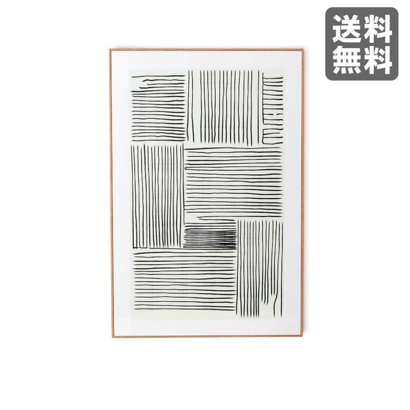 【新品】アートパネル シンプル 40cm幅 壁掛け 北欧 モノクロ　BR002-003089　｜オフィス家具のビックリユース