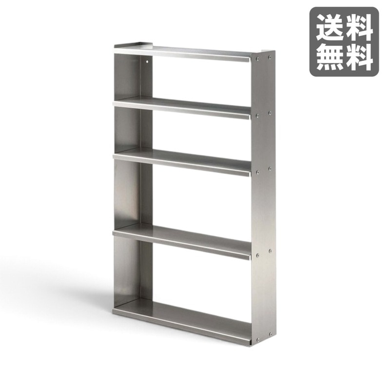 新品】ウォールラック シルバー ステンレス 51cm幅 キッチンラック