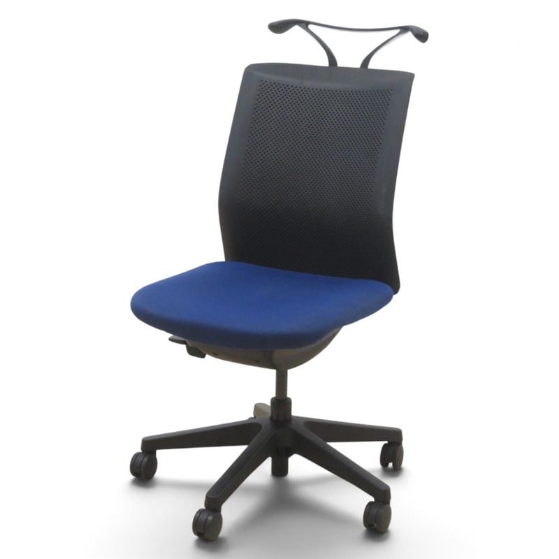 中古】オカムラ 肘無オフィスチェア ゼファー CY95ZR FES0 ブラック