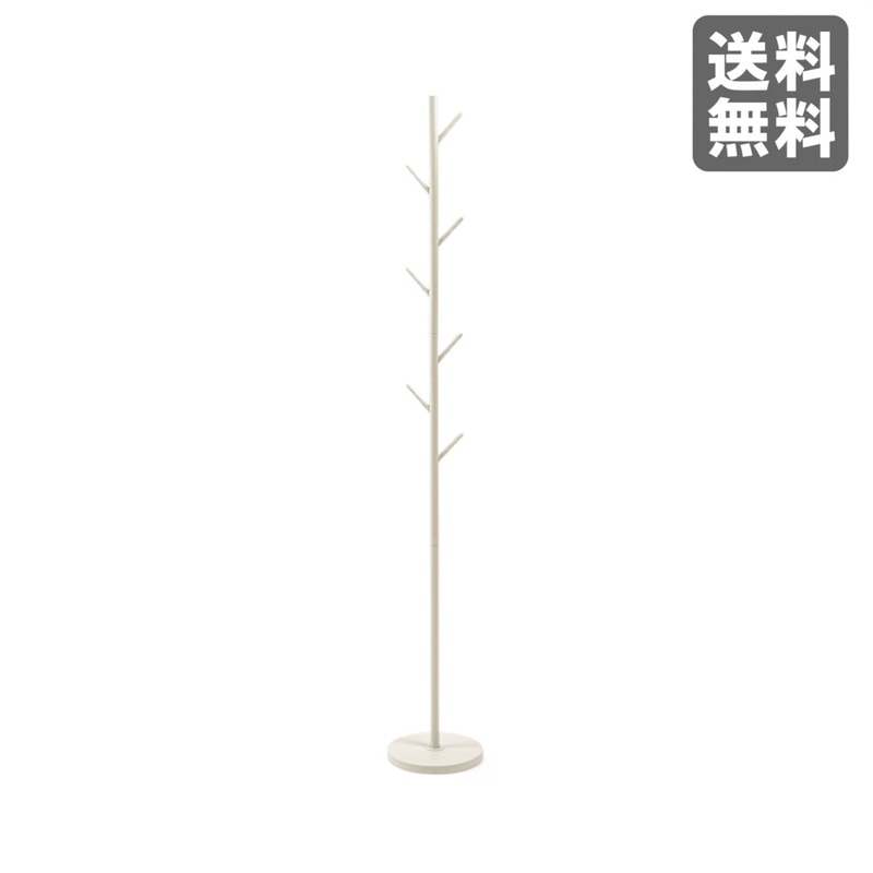 【新品】ハンガー ホワイト スチール 26cm幅 ポールハンガー 玄関収納 スリム　BR002-001875　｜オフィス家具のビックリユース