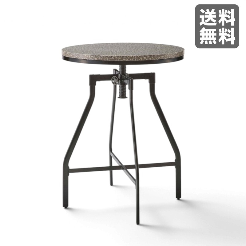 【新品】ハイテーブル 80cm幅 昇降式 在宅ワーク シンプル インダストリアル　BR002-002064　｜オフィス家具のビックリユース