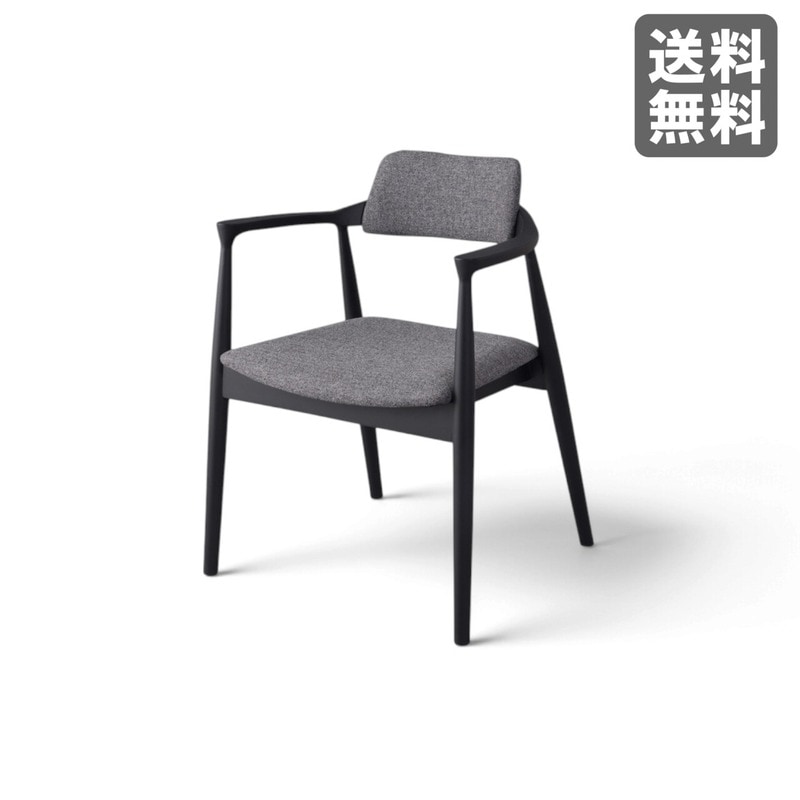 中古】イケア VILMAR スタッキングチェア 21225 ブラック 木目調