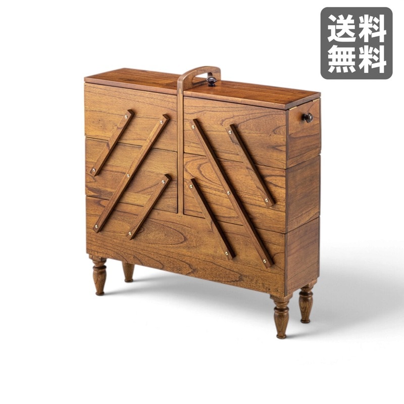 【新品】ストレージボックス M ブラウン 天然木 70cm幅 収納ボックス 玄関収納　BR002-003675　｜オフィス家具のビックリユース
