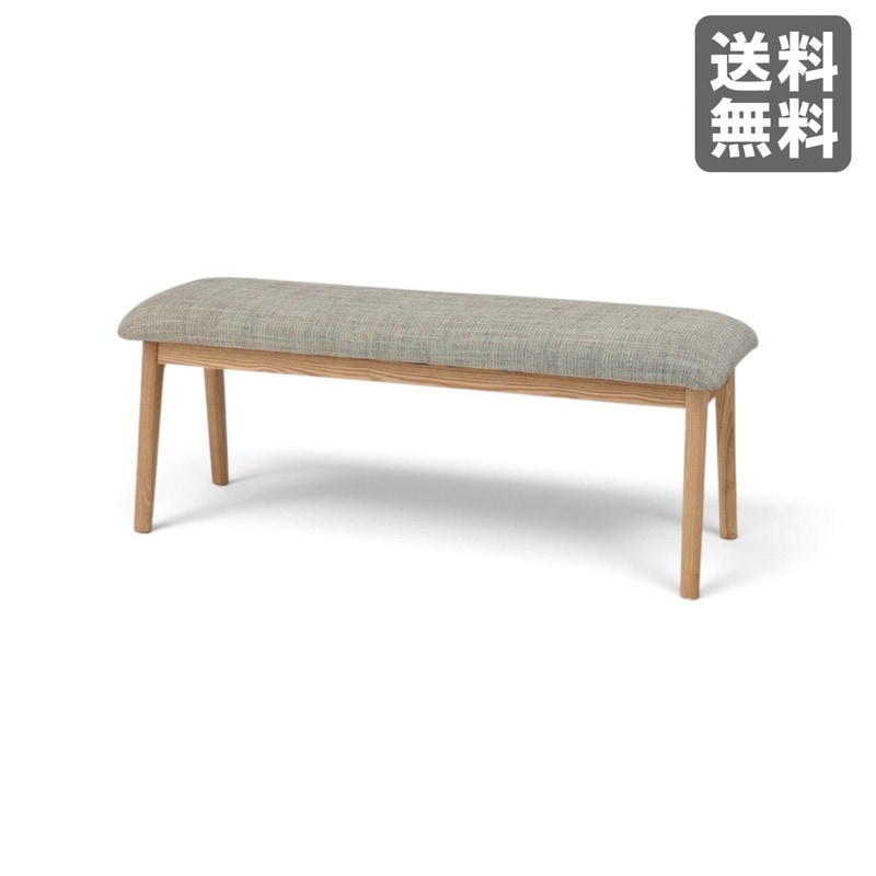 【新品】モタ ベンチ 102cm幅 ナチュラル 天然木 玄関収納 シンプル　BR002-002166　｜オフィス家具のビックリユース