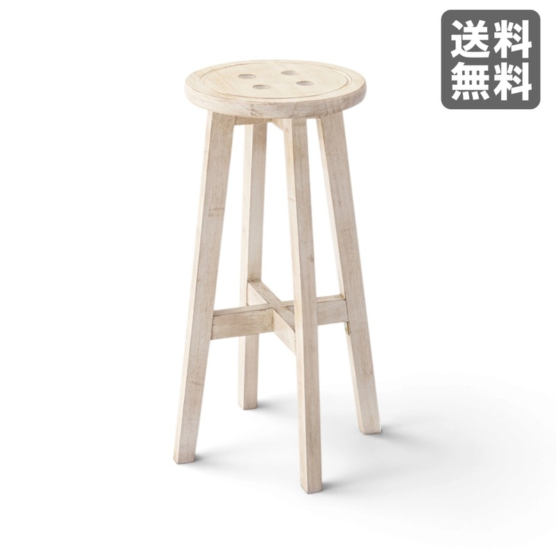 新品】スツール 35cm幅 ホワイト 天然木 北欧 玄関収納 カントリー調