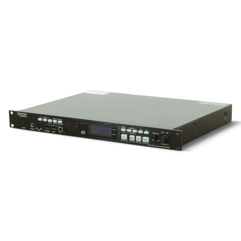 【中古】DENON ソリッドステートレコーダー  DN-F650R ブラック 1Uラックマウント型 オーディオ録再機 中古オフィス機器 AG22660