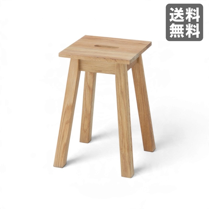 新品】バンビスツール 36cm幅 ブルー 天然木 腰掛け 玄関用 ナチュラル