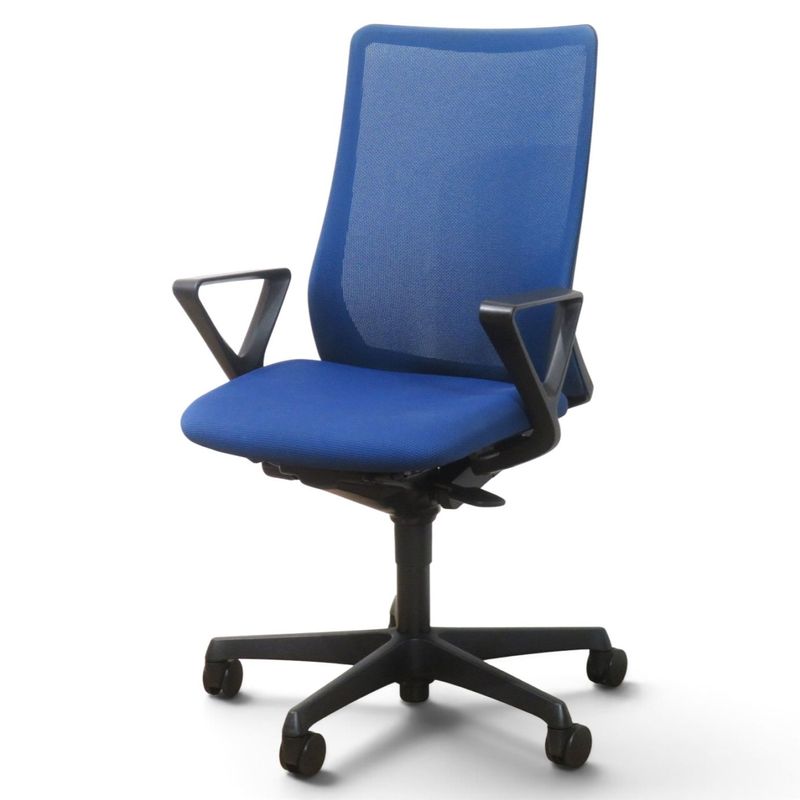 中古】イトーキ 肘付オフィスチェア カシコ KE-349GJ-T1M4 レッド 事務