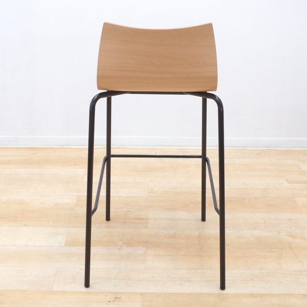 ウチダ 内田洋行 RBK-2HB ハイチェア グリーン 木目 ハイカウンター  