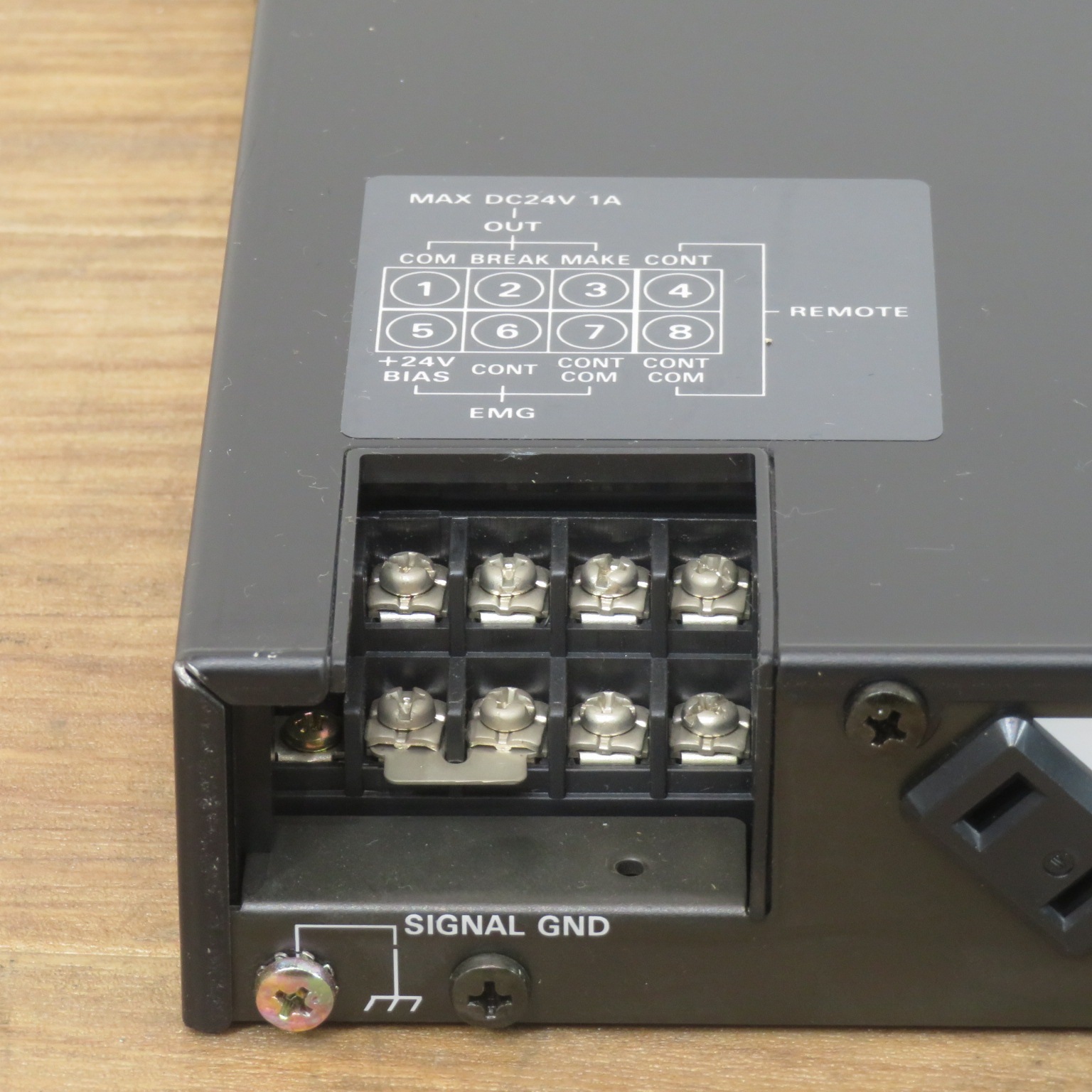 中古】パナソニック 電源制御ユニット RAMSA WU-L61 ブラック 9系統
