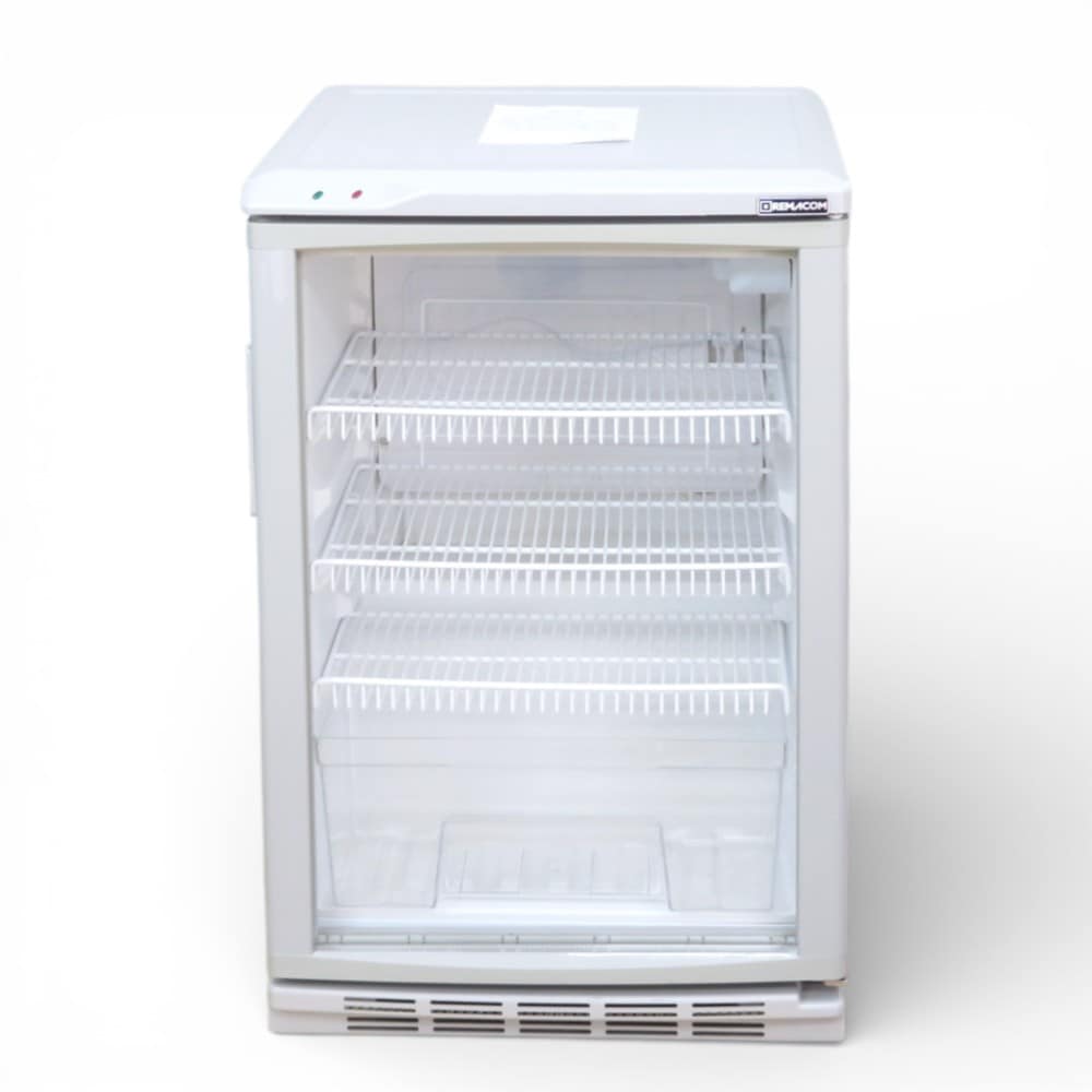 レマコム 冷蔵ショーケース RCS-60 内容積：60L ホワイト 冷蔵庫