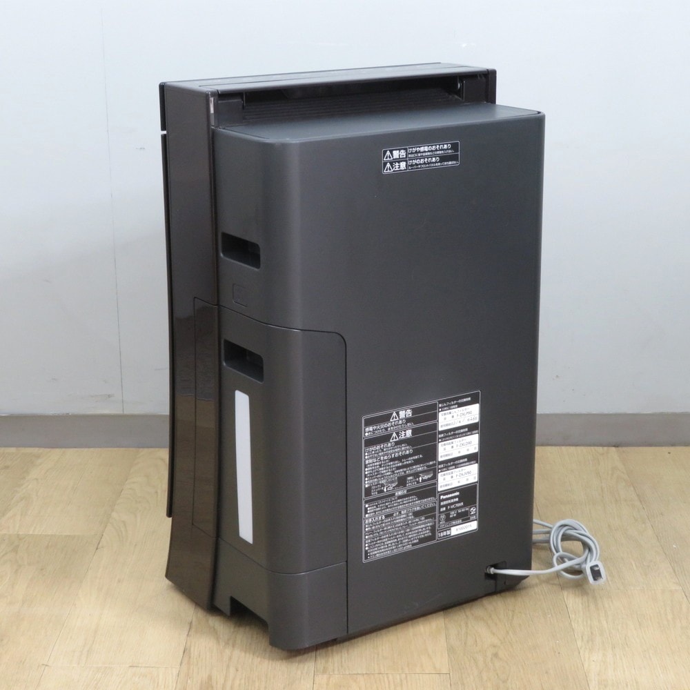 中古】パナソニック 加湿空気洗浄機 F-VC70XR ブラック 2018年製