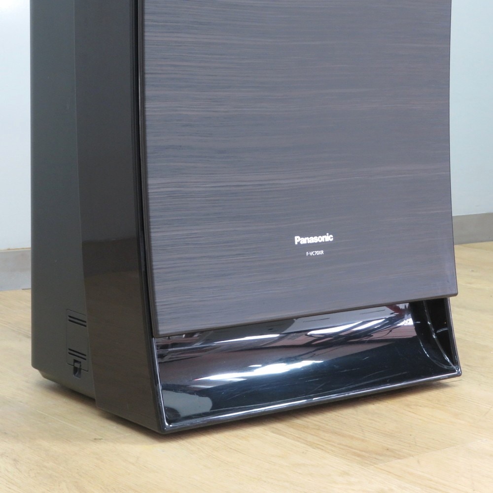 中古】パナソニック 加湿空気洗浄機 F-VC70XR ブラック 2018年製