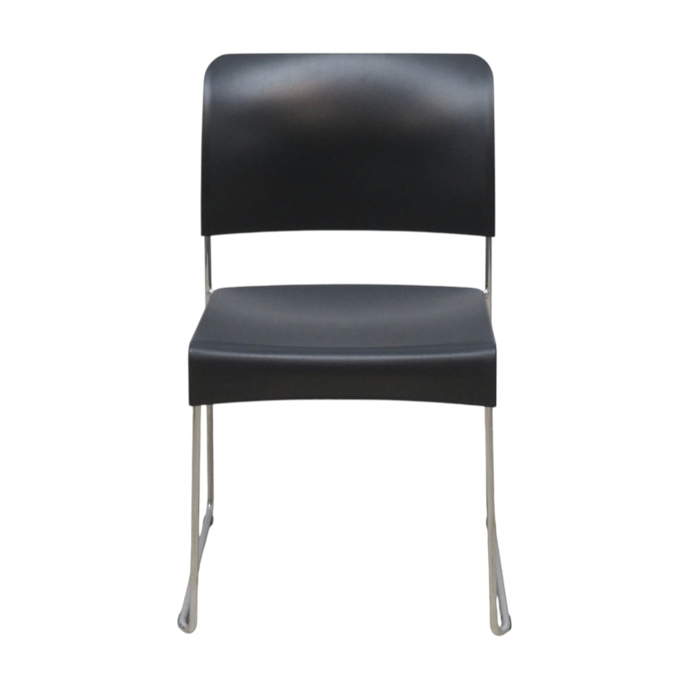 中古】vitra ヴィトラ スタッキングチェア シムチェア ブラック