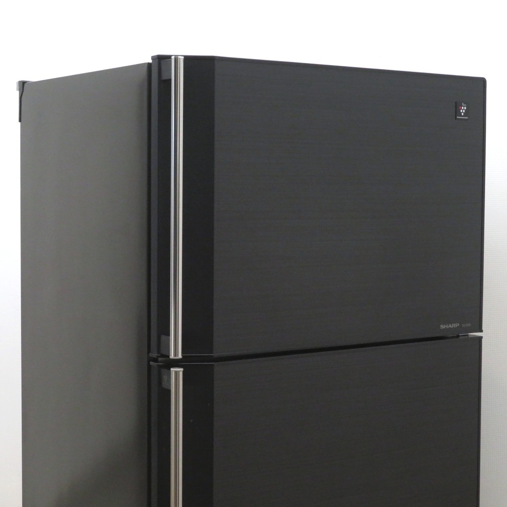 中古】シャープ 冷凍冷蔵庫 SJ-55W-B ブラック 右開き 545L プラズマ 