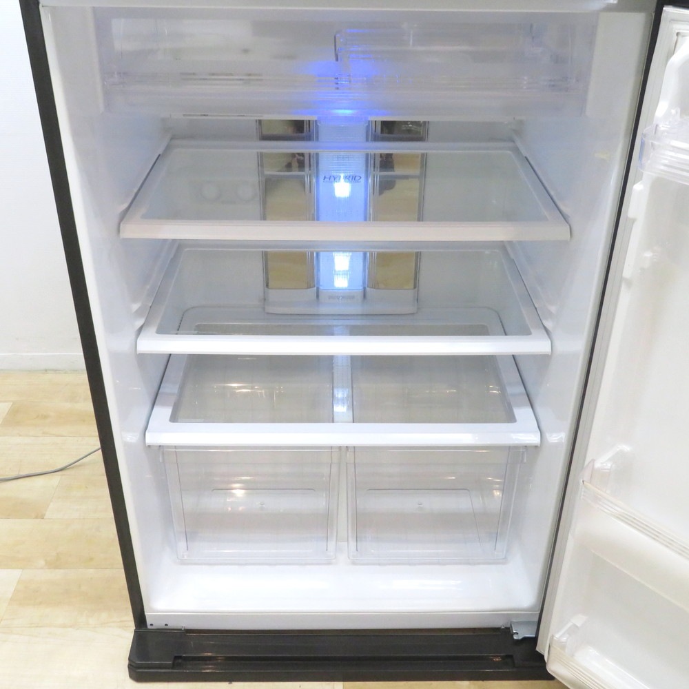 中古】シャープ 冷凍冷蔵庫 SJ-55W-B ブラック 右開き 545L プラズマ 