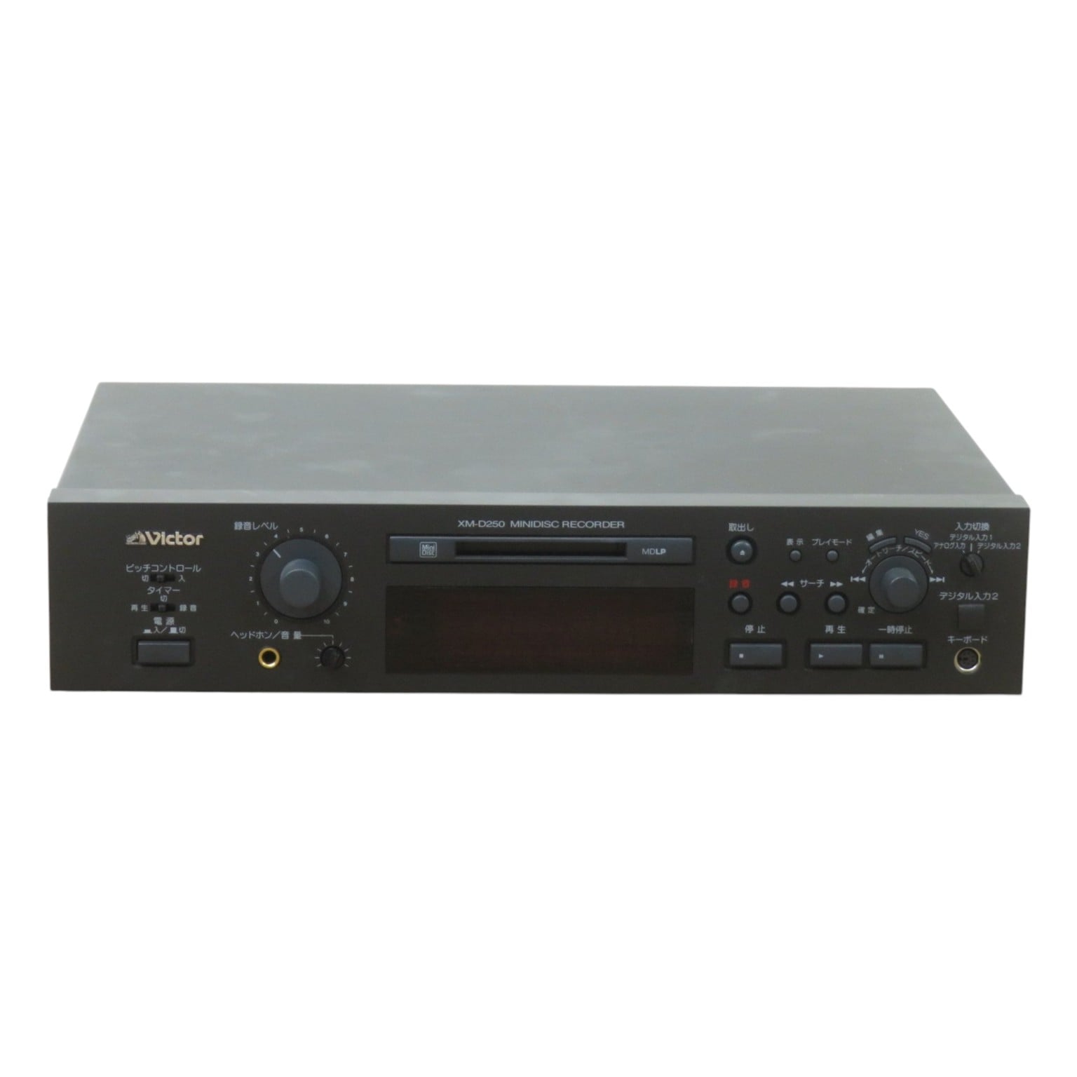 中古】ビクター MDレコーダー XM-D250 ブラック ピッチコントロール 長