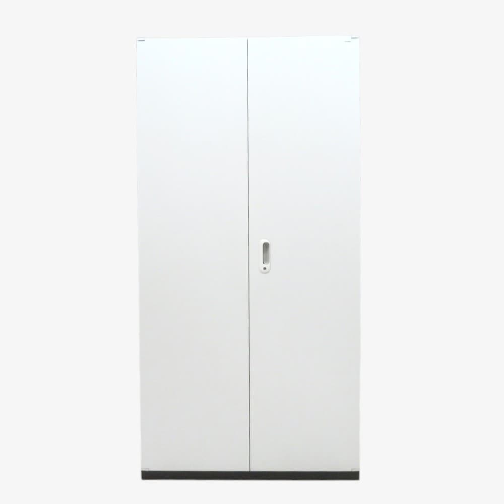 中古】プラス 両開き書庫 LX-5 L5-180A W4 ホワイト 5段棚 スチール