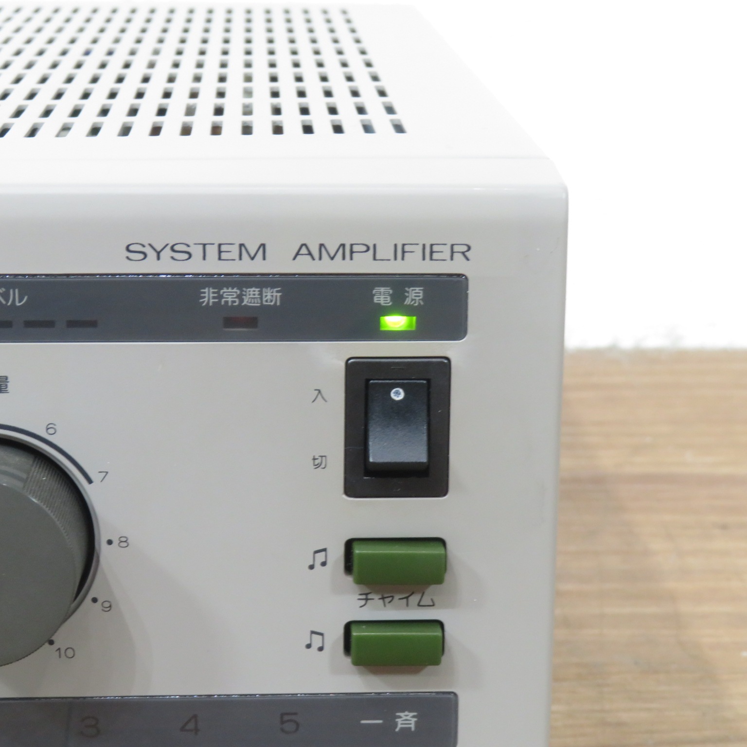 中古】ビクター 業務用システムアンプ PA-708 グレー 音声入力