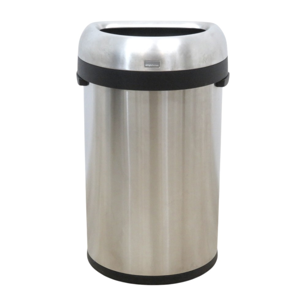 中古】シンプルヒューマン simplehuman ゴミ箱 シルバー