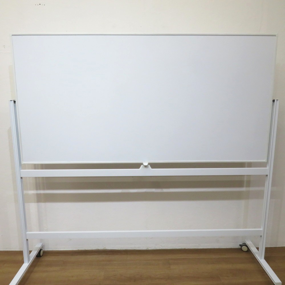 中古】プラス 自立式両面ホワイトボード MR-KK360 WH ホワイト W1900