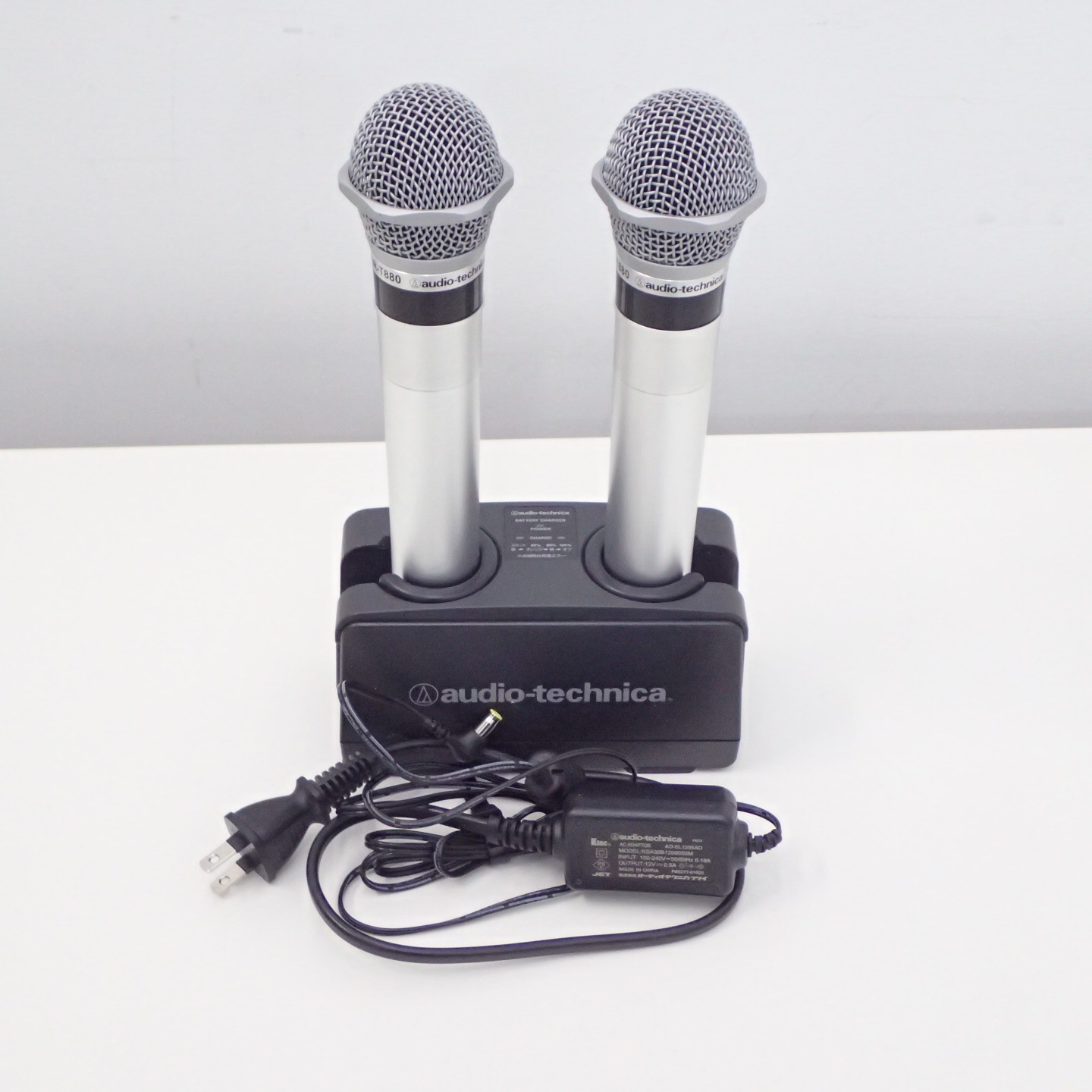 中古】オーディオテクニカ 充電器付きマイクセット ATIR-T880 赤外線