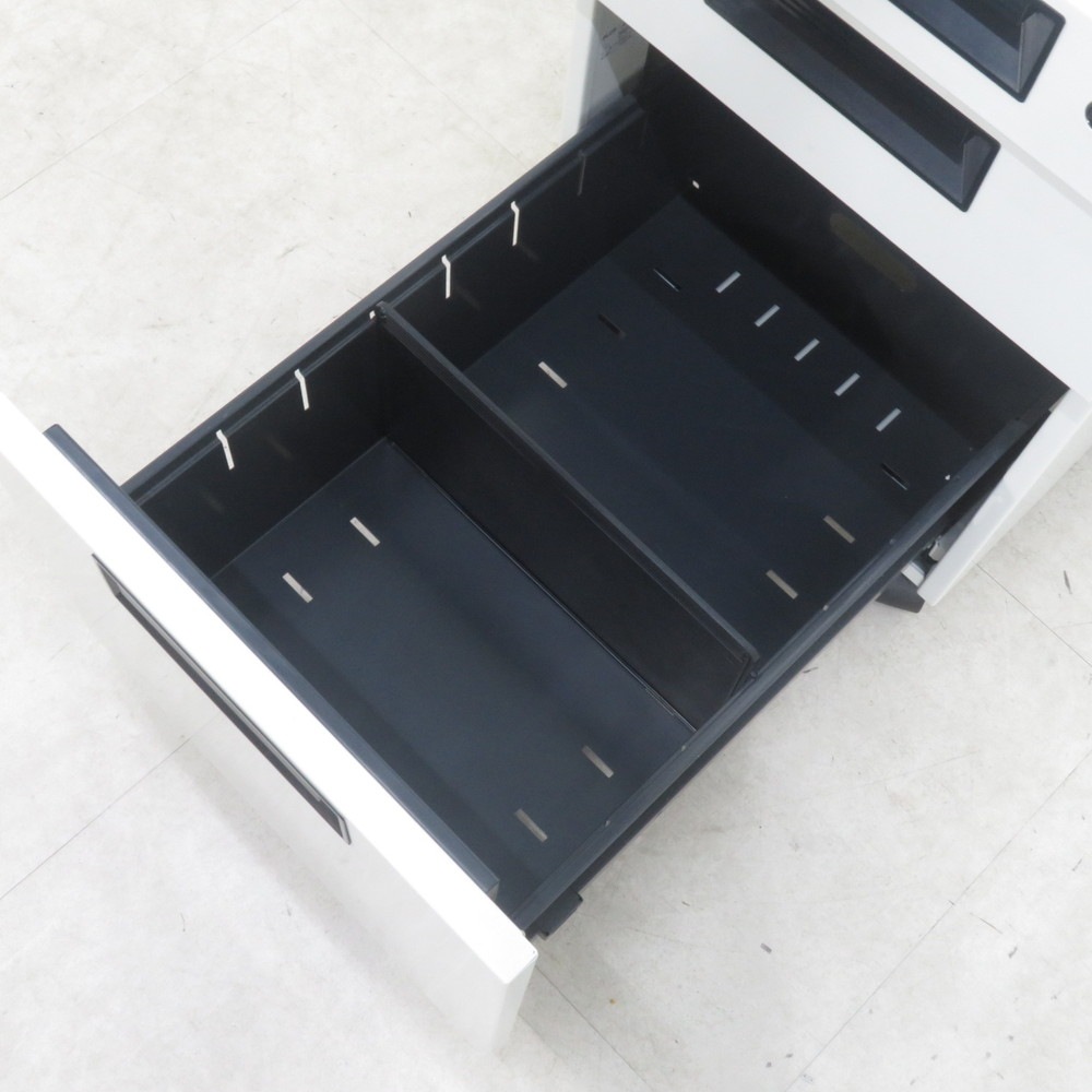 PLUS SP-046SC-B3 WH 3段ワゴン インサイドワゴン 引き出し★ PLUS SP-046SC-B3 WH 3段ワゴン インサイドワゴン 引き出し☆