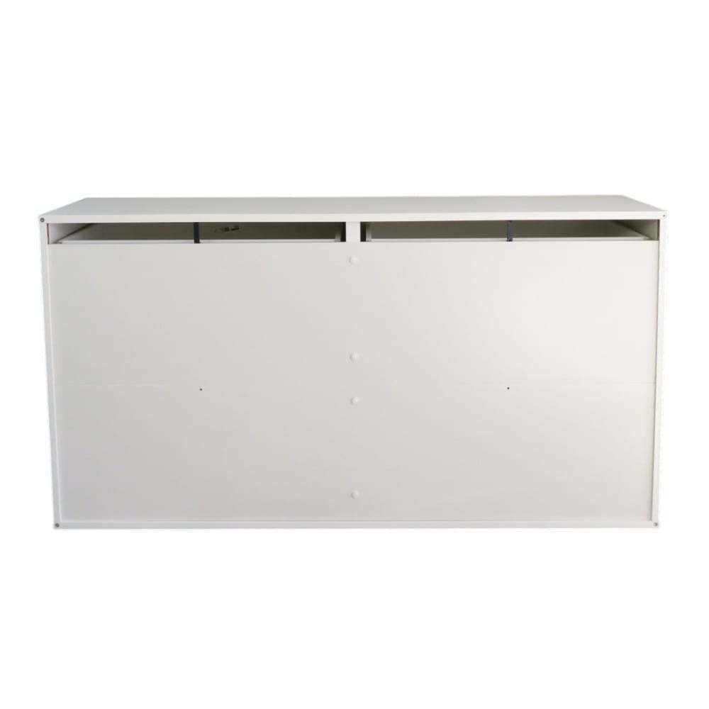 中古】IKEA サイドボード書庫 ヴィーハルス ホワイト キャビネット