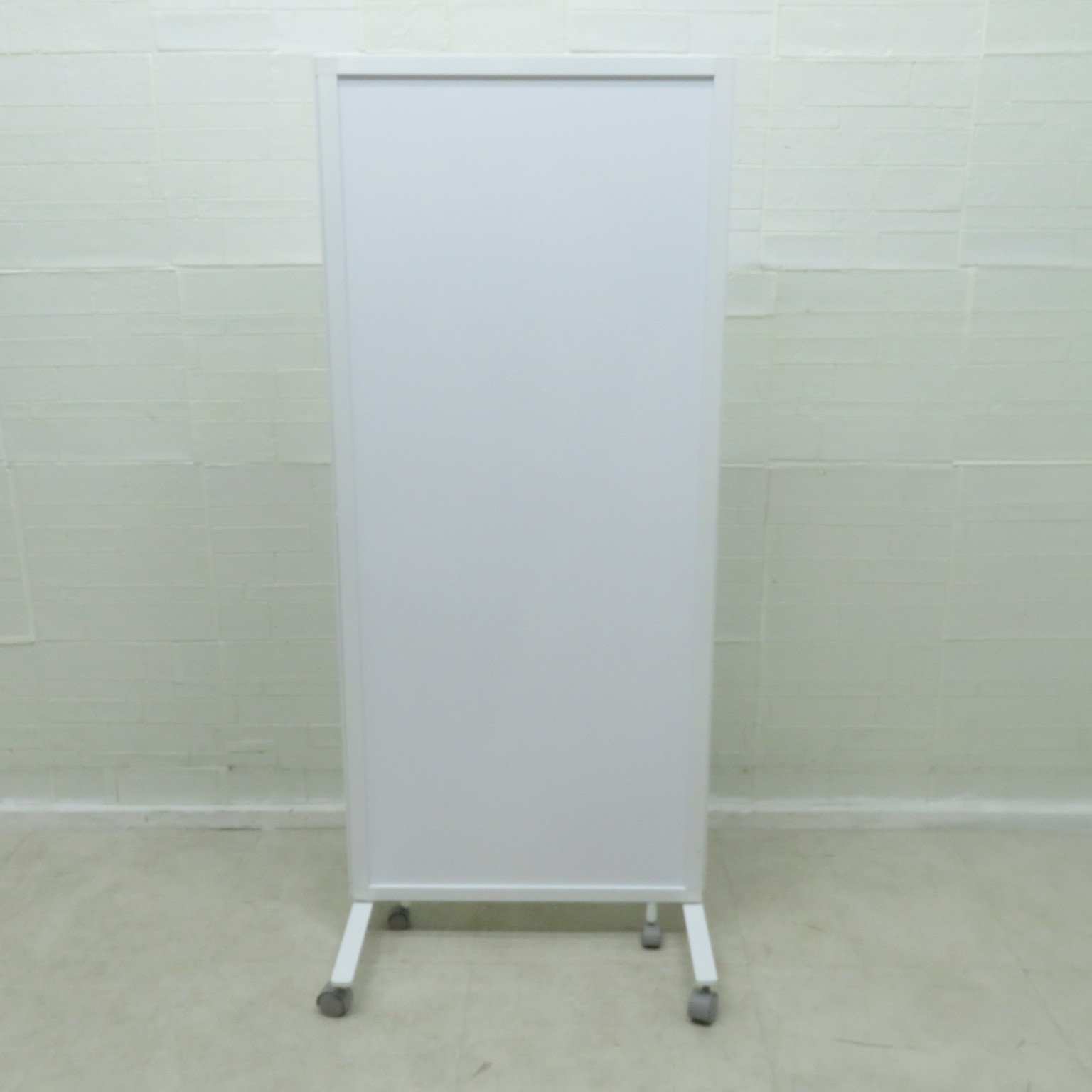 3連立式パーテーション ホワイト 白 衝立 間仕切り 折りたたみ