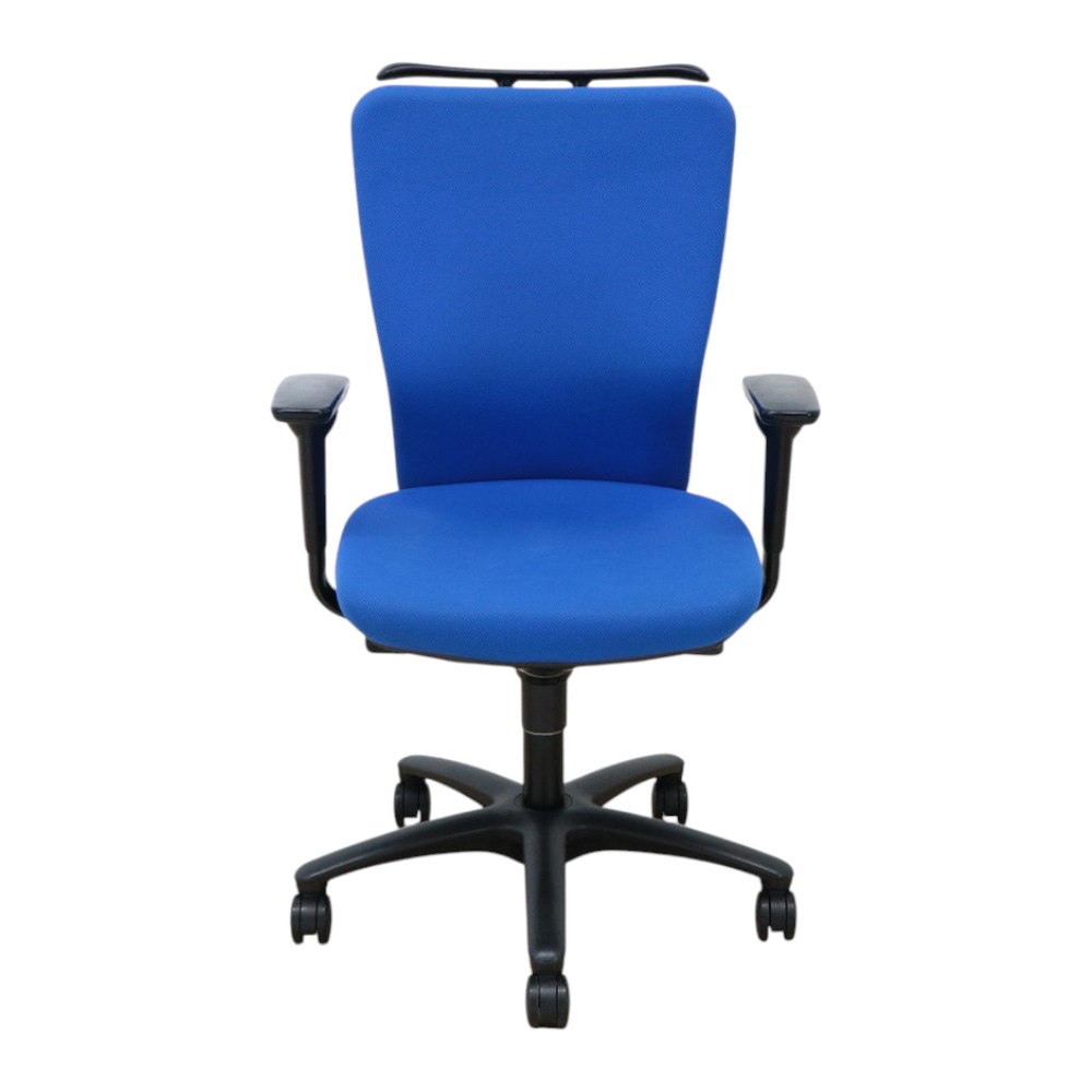 中古】オカムラ 肘無オフィスチェア カロッツァ ハイバック CK36ZR