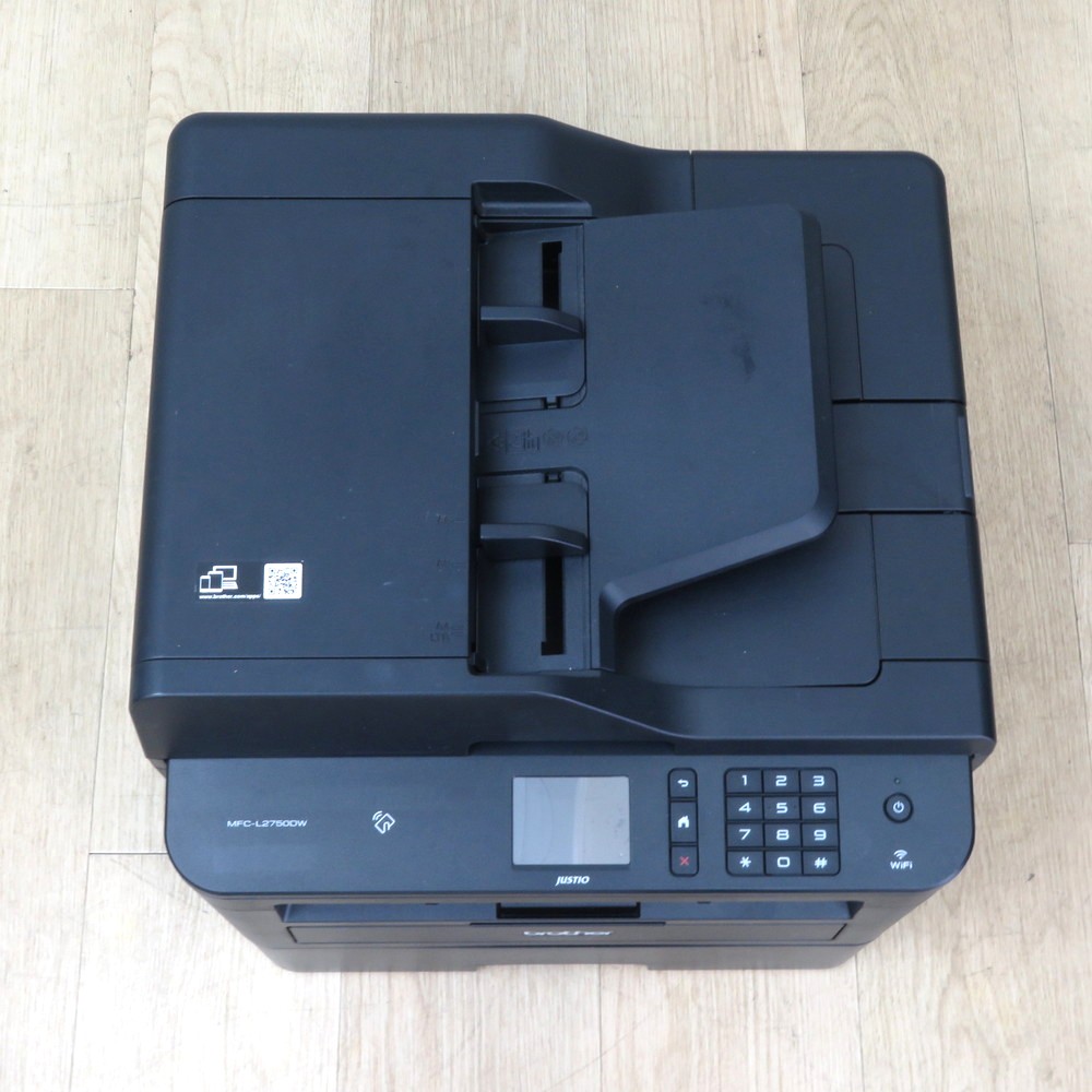 中古/通電確認済】ブラザー JUSTIO MFC-L2750DW ブラック A4モノクロ