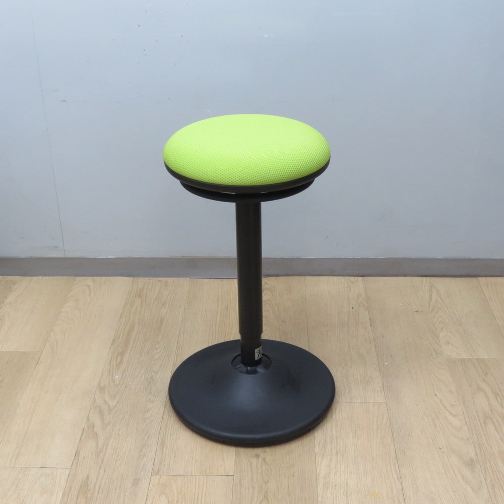 中古】オカムラ スツール ピルエット L122EA FSF5 グリーン/ブラック