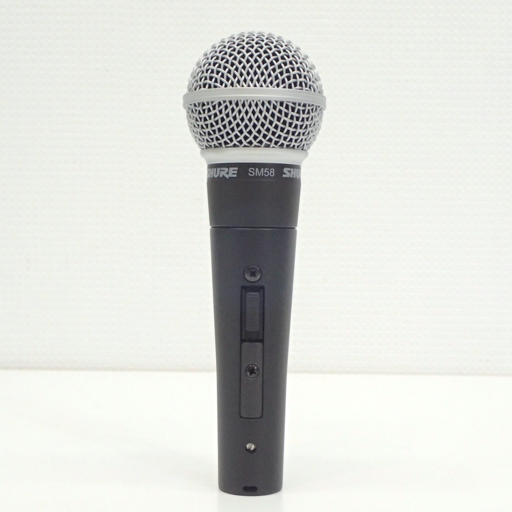 SHURE シュア マイク SM58 箱付き ポーチ ホルダー マイクロホン