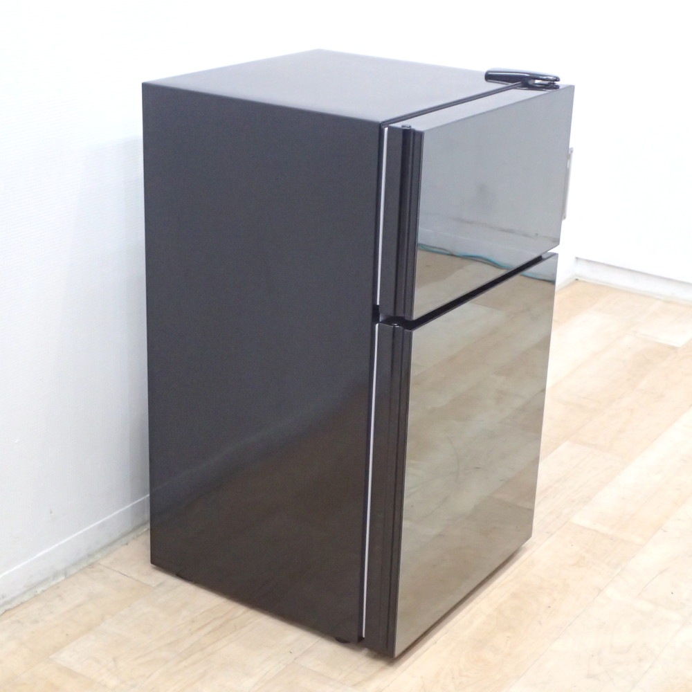 アイリスオーヤマ 2023年度製 冷蔵庫 PRC-B082DMｰB ブラック 81L