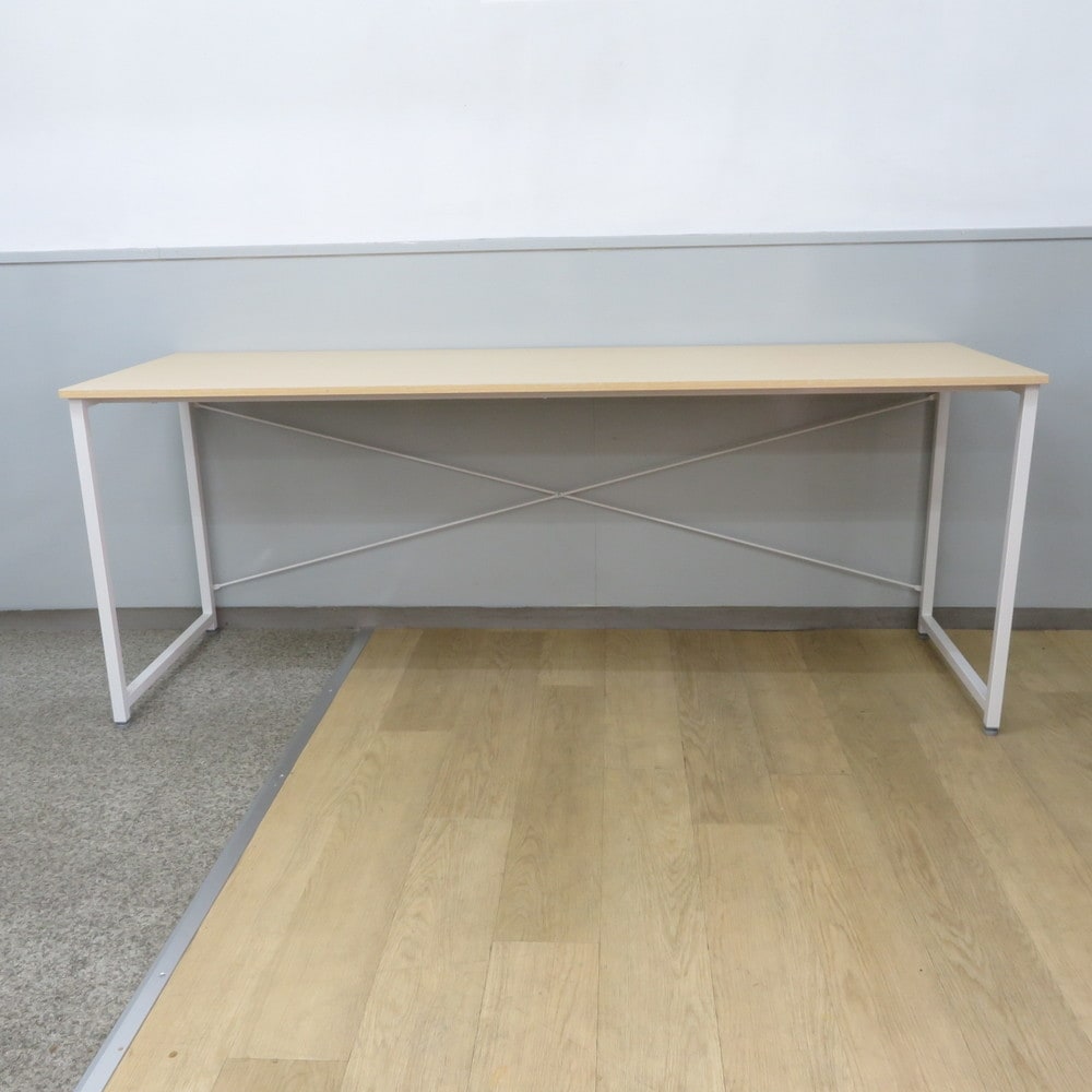中古】サンワサプライ カウンターテーブル 100DESKF007 ナチュラル