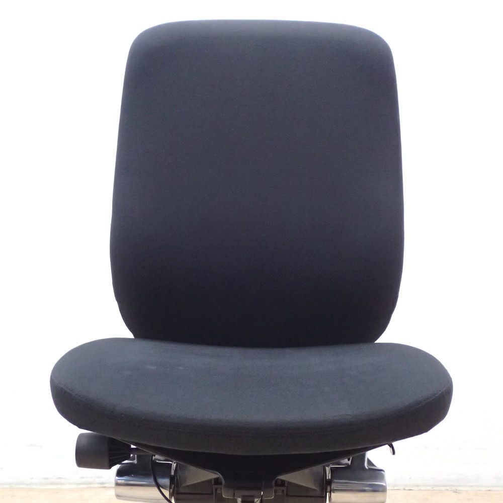 中古】オカムラ 肘無オフィスチェア ゼファー CY95ZR FES0 ブラック