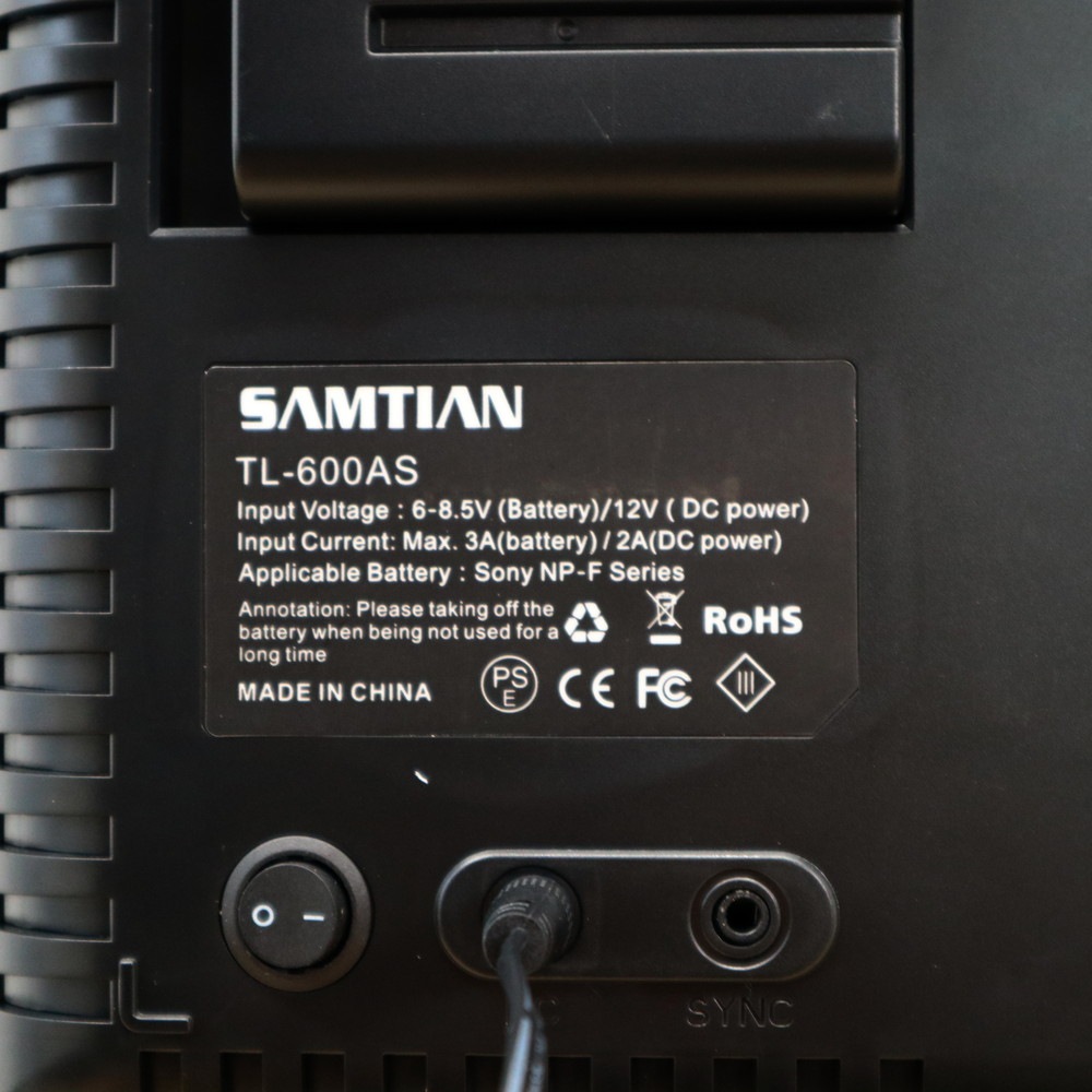 中古】撮影器具 SAMTIAN TL-600AS LEDライト2灯・SLIK GX-m 7500 VIDEO