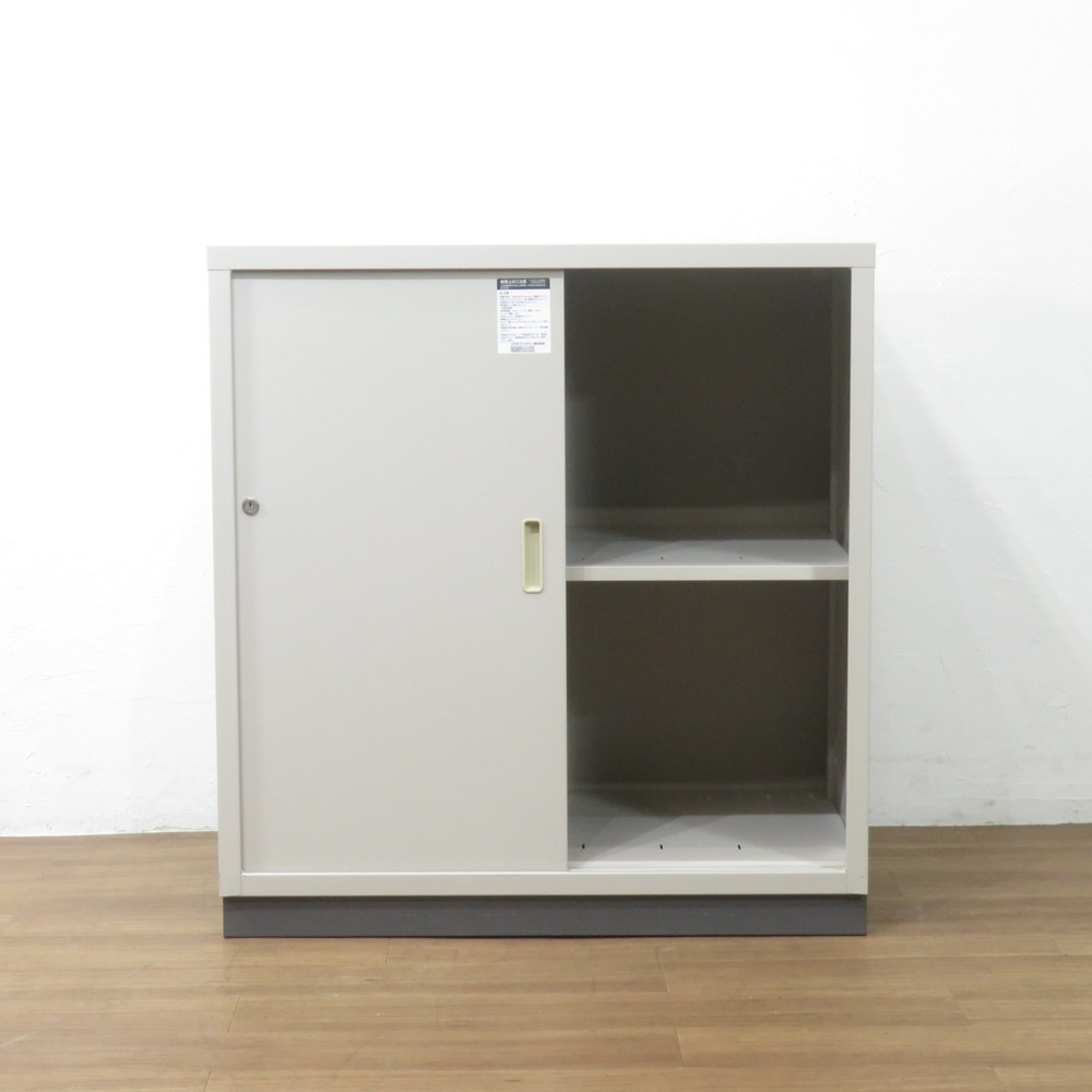 中古】コクヨ 引き違い書庫 SH-D3355F1T ニューグレー 引き戸 引戸