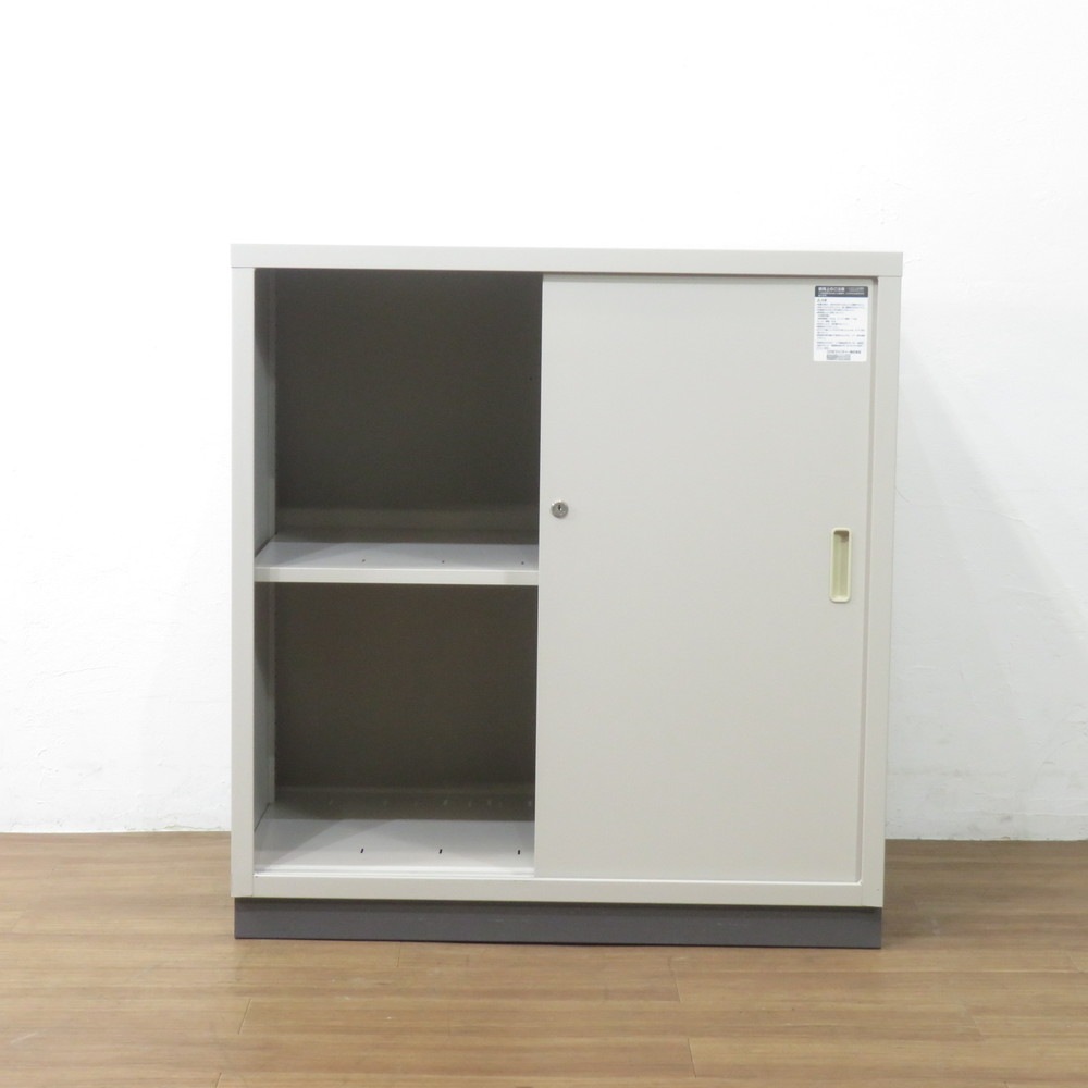 中古】コクヨ 引き違い書庫 SH-D3355F1T ニューグレー 引き戸 引戸