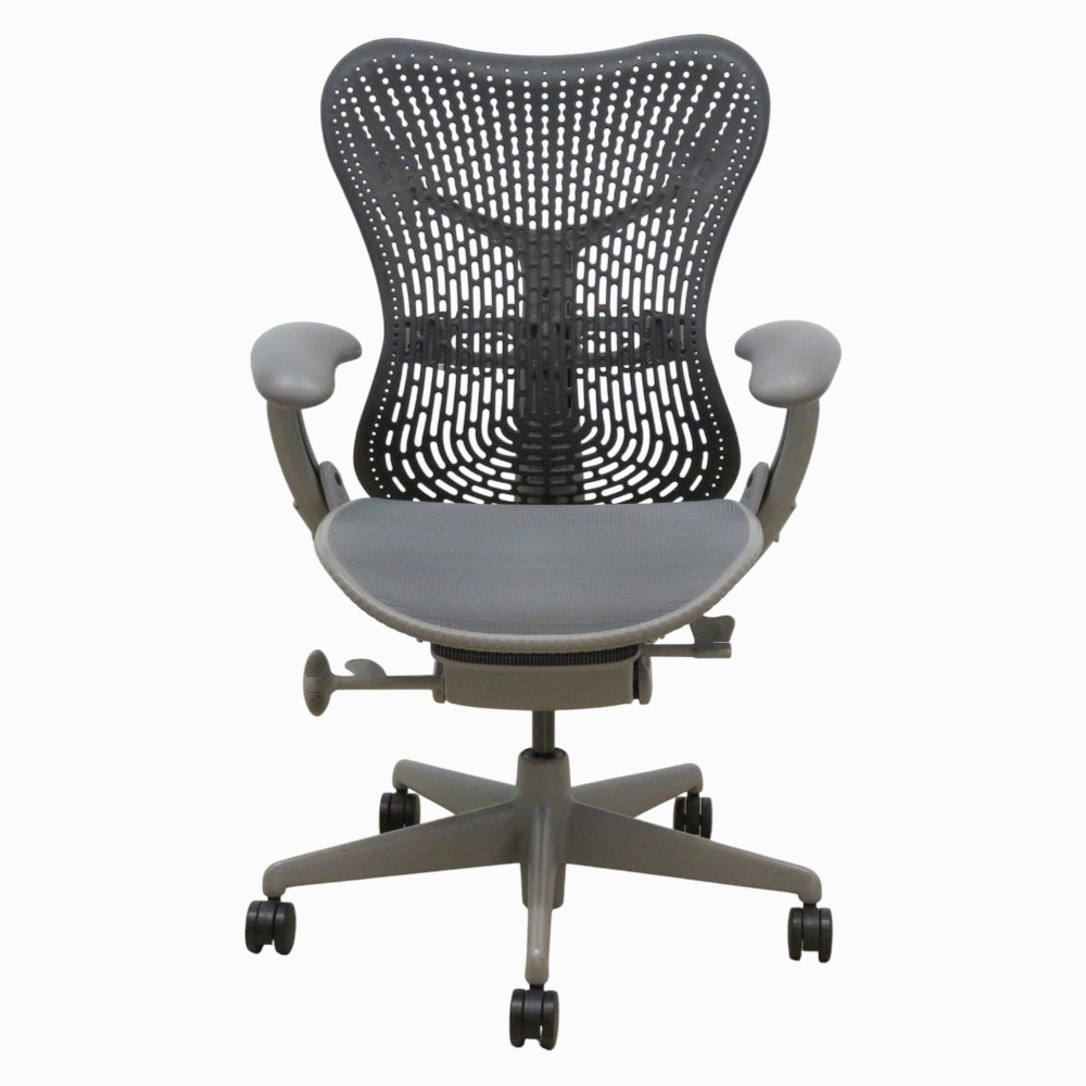 Herman Miller ハーマンミラー ミラチェア MR113 正規品 中古】ハーマンミラー 肘付きオフィスチェア ミラチェア MR113AAM