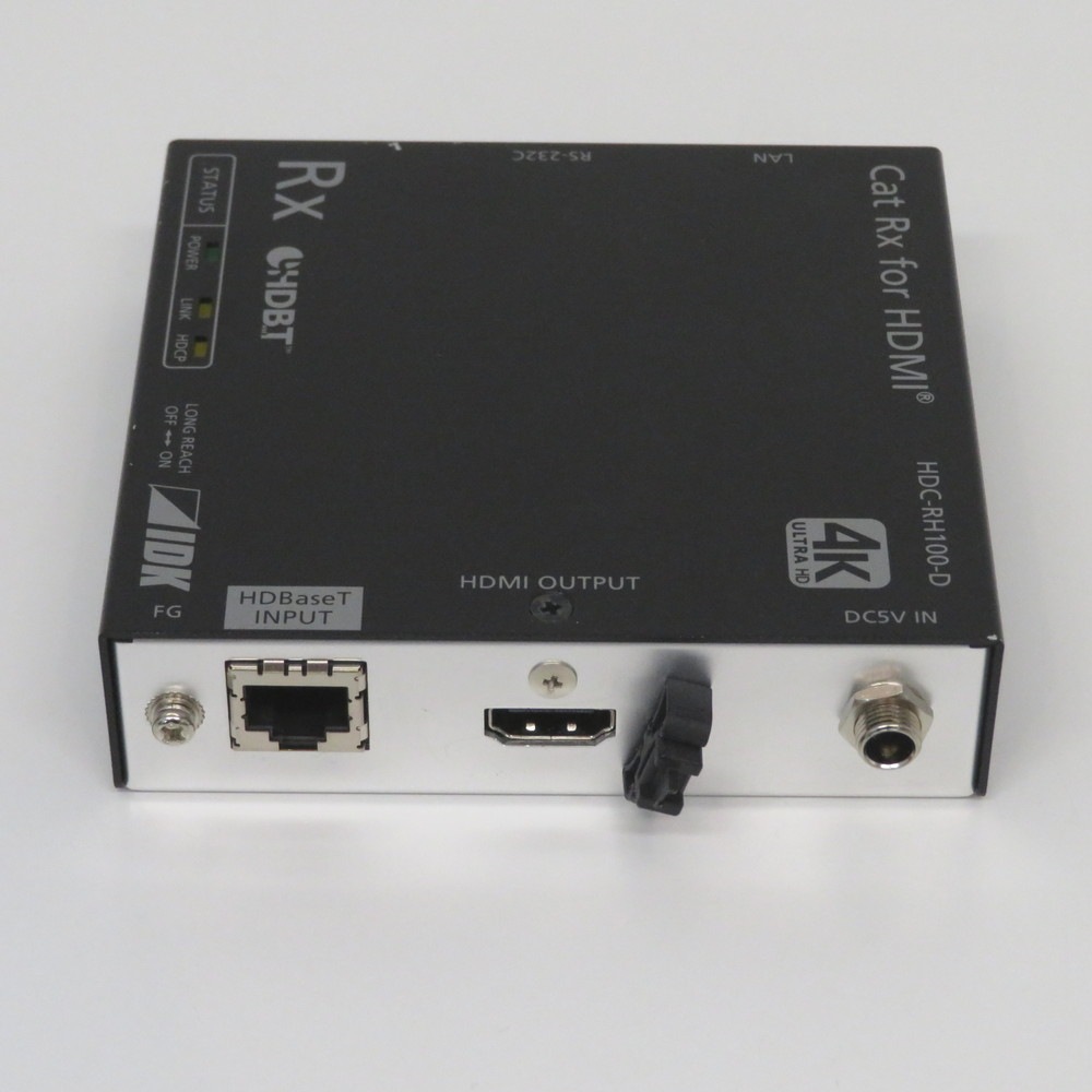 IDK HDMIツイストペアケーブル延長器 4K HDC-RH100-D | 中古IDK 4K@60