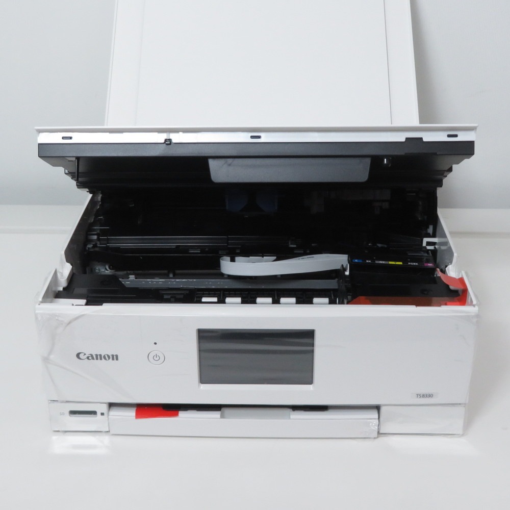 中古】キャノン インクジェット複合機 PIXUS TS8330 ホワイト コピー機
