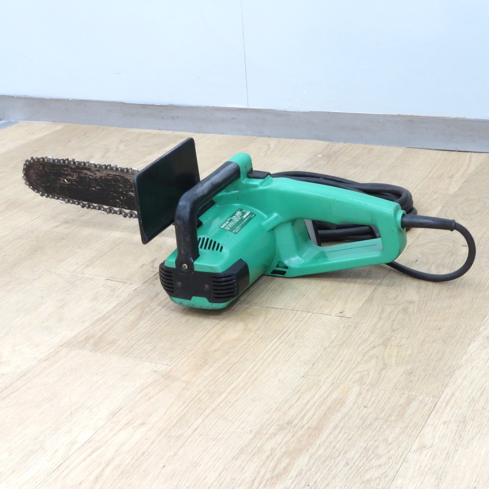 中古/通電確認済み】日立工機 チェンソー CS35B グリーン 100V 350