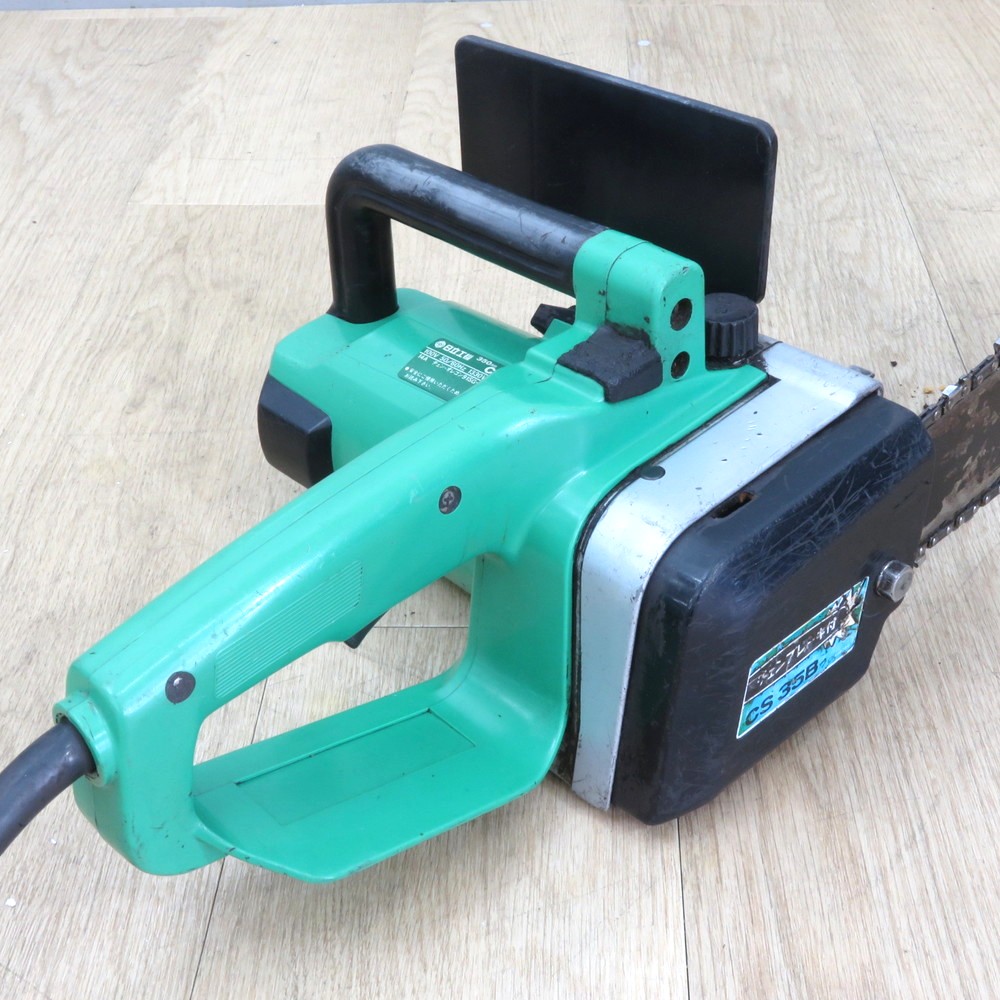 中古/通電確認済み】日立工機 チェンソー CS35B グリーン 100V 350 