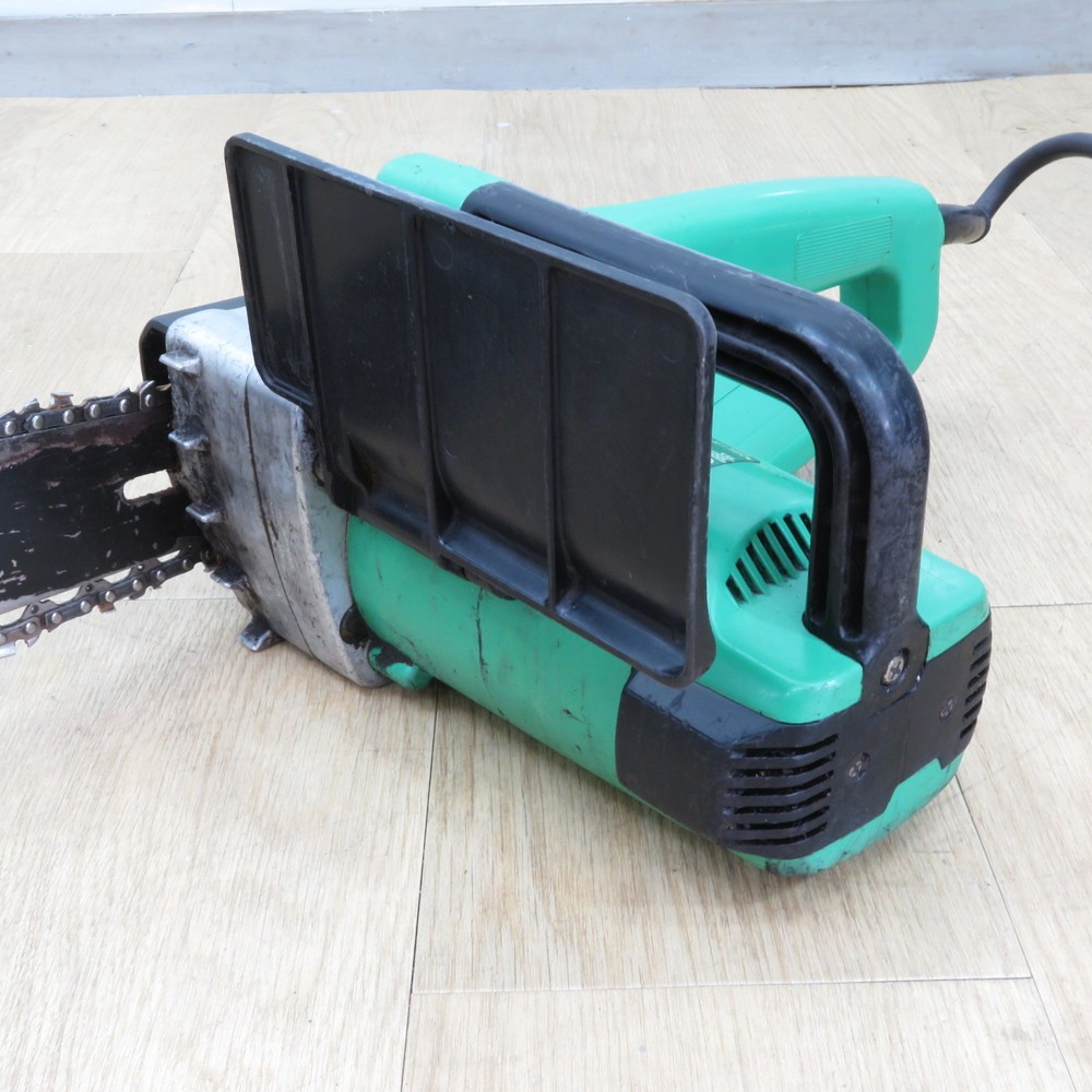中古/通電確認済み】日立工機 チェンソー CS35B グリーン 100V 350