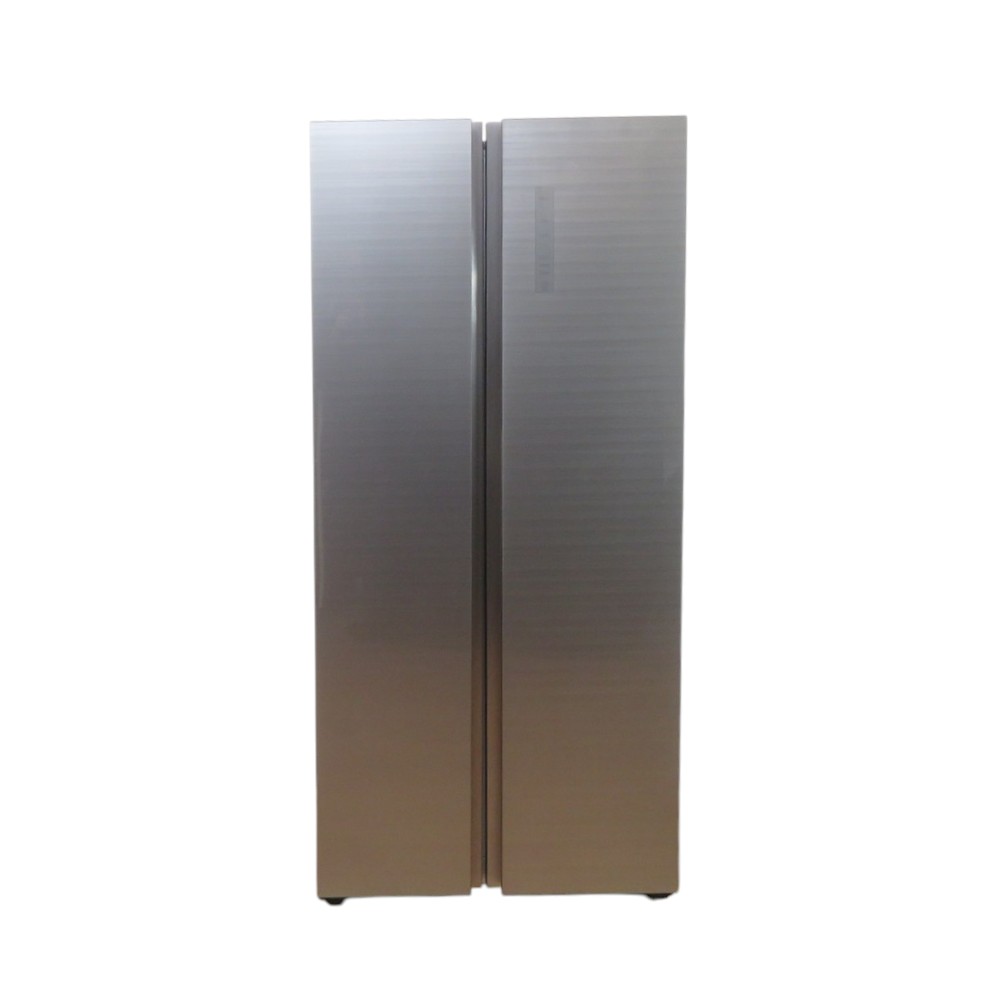 中古】アクア 冷凍冷蔵庫 AQR-SBS45F(S) シルバー 449L 冷蔵庫 両開き