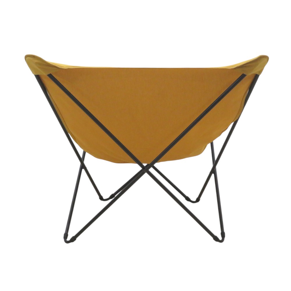 中古】ラフマ POP UP AIR バタフライチェア オレンジイエロー Lafuma