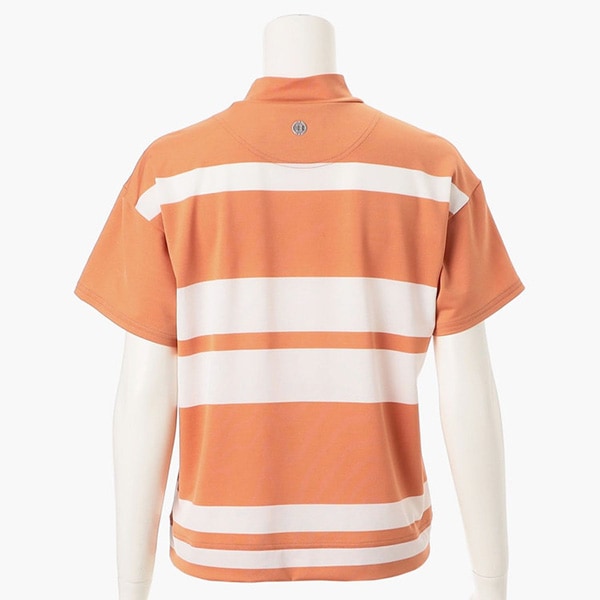 SALE]BRIEFING(ブリーフィング) WOMEN'S PANEL STRIPE HIGHNECK